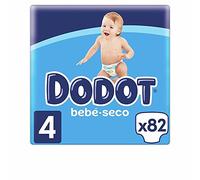 Dodot Bebé-Seco Pañales Talla 4, 88 Pañales, Con Canales De Aire, 9-14 kg