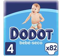 Dodot Bebé-Seco Pañales Talla 4, 88 Pañales, Con Canales De Aire, 9-14 kg