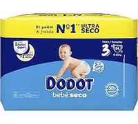 Dodot Bebé-Seco T3 (6-10kg) 84 Un. - Noches 100% Sin Fugas