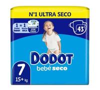 Bebé Seco Talla 7 Pañales para Bebé 15kg+