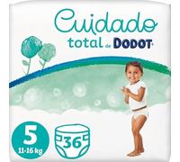 Dodot Cuidado Total Pañales Talla, 36 Pañales, Suave Protección De La Piel, Con Materiales De Origen Vegetal