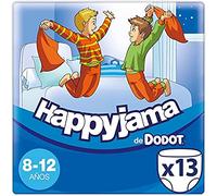 DODOT Happyjama, Niño, Ropa Interior Absorbente, Negro, 8-12 Años (27-57 Kg), 13 Unidades