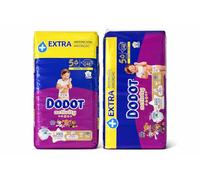 Dodot - Pañales Activity Extra t-5+, 12 a 17 kg, pack 2 x 48 unid