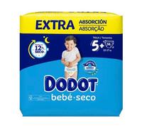 Dodot Pañales Bebé Seco Extra Talla 5+ 12-17kg 56uds
