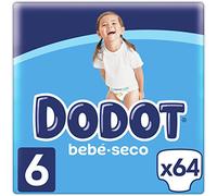 Dodot Pañales con Canales de Aire Bebé-Seco para Bebés, Talla 6 (a partir de 13 kg) - 66 Pañales