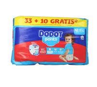 Dodot pants pañal-braguita talla 4 9-15 kg 43 u