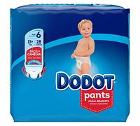 Dodot Pants Pañal-Braguita Talla 6, 28 Pañales, Fácil de Cambiar