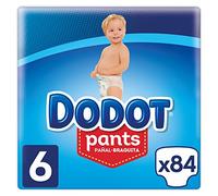 Dodot Pants Pañal-Braguita Talla 6, 84 Pañales, Fácil De Cambiar Con Canales De Aire, 15+kg
