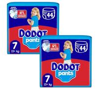 Dodot Pants Pañales Braguita T7 (+15 kg) 2x44 uds
