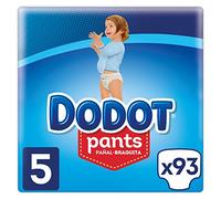 Dodot Pants - Pañales Braguitas, fácil de cambiar con canales de aire, talla 5 (12-17 kg), total de 93