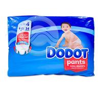 Dodot Pañal Braguita Talla 4 9-15 Kg 33 uds