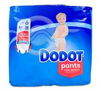 Pañales Pants Talla 6 Dodot Pañales