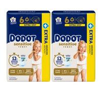 Dodot Sensitive Extra Talla 6+ (15+ kg) Pack Ahorro 88 Pañales (2x41) - Máxima Suavidad y Protección
