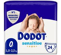 Dodot Sensitive Pañales Bebé y Recién nacido, Tallas 0,1,2 y 3