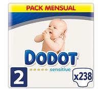 Dodot Sensitive Panales Talla 2 (4-8 Kg) - 238 Panales
