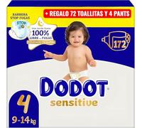 Dodot Pañales Sensitive T6+ (+14 Kg) 80 uds