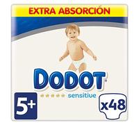 Dodot Sensitive Pañales Talla 5+, 48 Pañales - 12-17 kg