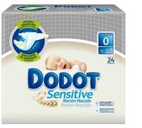 Dodot Sensitive Recién Nacido T.0 Hasta 3 Kg 24 Unidades - Pañal Para Bebés