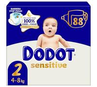 Dodot Sensitive Talla 2, 88 Pañales, 4kg-8kg