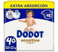 Dodot Sensitive Talla 4 - 52 uds