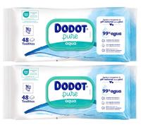 Dodot Toallitas Aqua Plastic Free 2x48 uds