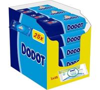Dodot Toallitas Húmedas Azul Megapack Ahorro 25×64 + Regalo 3×48 Toallitas Dodot Aqua Pure | Limpieza suave y eficaz para la piel del bebé