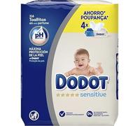Dodot Sensitive Baby Wipes - Pack of 4 x 56 Wipes - Total: 224 Wipes