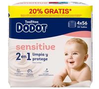 Dodot Toallitas Sensitive 4x56 uds