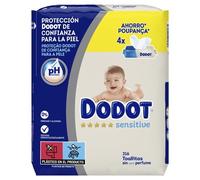Dodot Sensitive Baby Wipes - Pack of 4 x 56 Wipes - Total: 224 Wipes