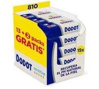 Dodot Toallitas Sensitive para Bebé, 15 Paquetes De 54 Unidades = 810 Toallitas, Óptima Protección para la Piel