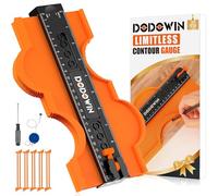 DODOWIN Medidor de Contornos 25cm con Conexión Ilimitada, Medidor de Perfil de Contorno para Suelo, Regalo Originales para Hombre, Rgelaos Dia Del Padre, Ideas de Regalos Hombre Cumpleaño