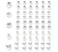DODUOS 60 PCS Espirales para el Pelo, Horquillas en Espiral Pernos, Horquillas Espiral de Perla y Diamantes Accesorios Pinzas en Espiral para Boda Novia Mujer Nupcial (5 Estilos)