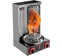 DöNergrill Kebab Maker Gyros Grill DöNerspieß DöNergrill para el hogar Doner Kebab Machine für Hähnchen Pavo Tacos Kebap Edelstahl zum Grillen von Rind Schwn Huhn
