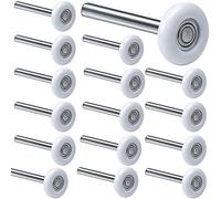 Doengdfo 12Pack 2 Carretes de Garaje 6200ZZ Rodamientos Nylon Garaje Rodillos para Garajes Privados y Comerciales Puertas
