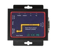 Doengdfo Industrial Modbus Serial RS232 RS485 RS422 a Ethernet Convertidor de plástico Servidor de dispositivos RTU/UDP RJ45 a RS232+RS485 conector