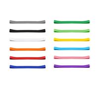 Doengdfo Juego de 12 toallas de playa elásticas, pinzas para silla, toallas de playa multicolor para sillones de playa, vacaciones en el baño