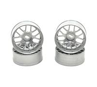 Doengdfo Juego de 4 cubos de rueda de metal para 284131 K969 K989 K999 P929 Mini-Z Mini-Q Mini-D 1/28 RC Car Upgrade Partes, 3