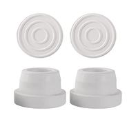 Doengdfo Juego de 4 topes de goma para escalera de piscina, para tubos de escalera de 1,90 para proteger el revestimiento de la piscina, cubierta de pie de escalera