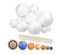 Doengdfo Kit de proyectos del solar, PlanetModel Crafts 14 bolas de poliestireno de diferentes tamaños para proyectos de estudios escolares