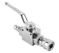 Doengdfo Kit de válvula de bola de 4500 PSI con conector rápido 3/8 para bomba de manguera de hidrolimpiadora