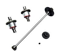 Doengdfo Metal principal eje de transmisión central eje diferencial engranaje ribete para A959-B A969-B A979-B 1/18 RC Auto actualización piezas