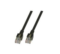 Dönges Cable de conexión Cat. 5e 2 x RJ45 F/UTP, 2 m, negro (cable de comunicación de datos, cable de red sftp, cable de red ethernetkabel apantallado, cable de datos utp, Cat5, Cat6, Cat5, Cat6)