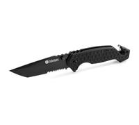 Dönges Navaja de rescate con rodamiento de bolas, cuchillo de bomberos con cortador de cinturón y rompevitas, cuchillo de rescate con clip para cinturón, ideal para exteriores, emergencias, bomberos