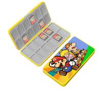 doepeBAE Switch Card Holder, Funda Juegos Switch, Caja Tarjetas de Juego, Diseño Magnético, Forro de Silicona, con 24 Ranuras para Tarjetas de Juego y 24 Ranuras para Tarjetas SD (24E)