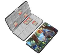 doepeBAE Switch Card Holder, Funda Juegos Switch, Caja Tarjetas de Juego, Diseño Magnético, Forro de Silicona, con 24 Ranuras para Tarjetas de Juego y 24 Ranuras para Tarjetas SD (24G)