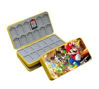 doepeBAE Switch Card Holder, Funda Juegos Switch, Caja Tarjetas de Juego, Diseño Magnético, Forro de Silicona, con 48 Ranuras para Tarjetas de Juego y 48 Ranuras para Tarjetas SD (48D)