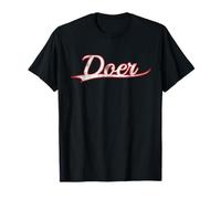 Doer Entrepreneur High Achiever Vintage Varsity Distressed Camiseta