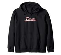 Doer Entrepreneur High Achiever Vintage Varsity Distressed Sudadera con Capucha