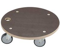 Dörner + Helmer 300684 - Ruedas de metal (380 mm, 75 mm, soporta hasta 200 kg, madera)