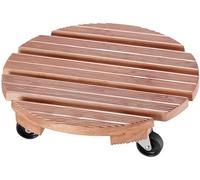 Dörner + Helmer Mammut - Rodillo para Plantas (Redondo, 38 cm de diámetro, Capacidad de Carga de 100 kg, Antideslizante, para Exteriores, Efecto Perlado)
